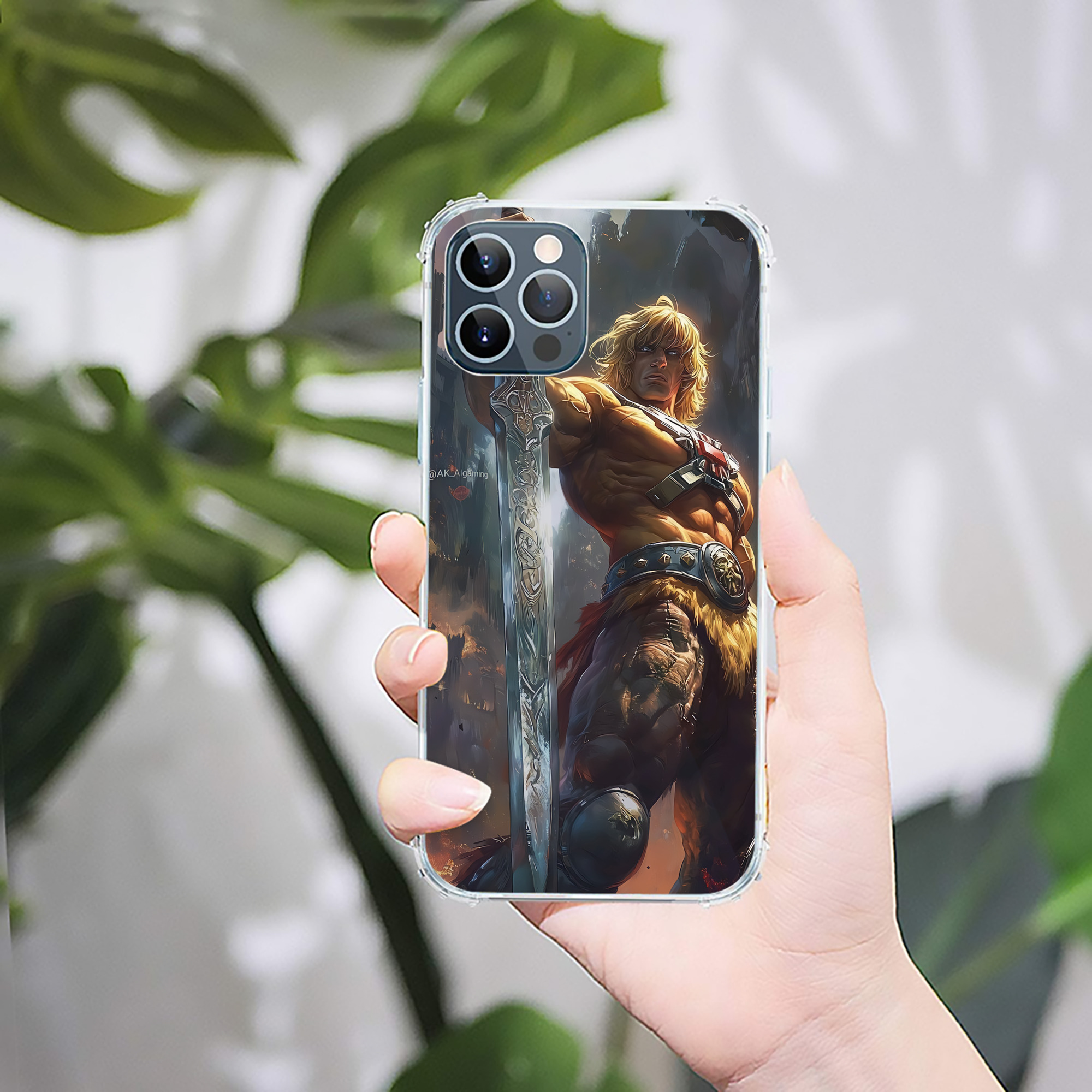 （画像用） 北斗の拳 Fist of the North Star 【iPhone 12シリーズ対応】透明スマホケース（クリアソフトケース）